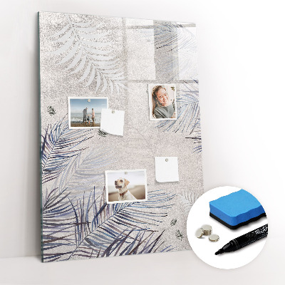 Tableau magnétique décoratif Feuilles de palmier