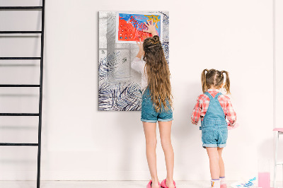 Tableau magnétique décoratif Feuilles de palmier