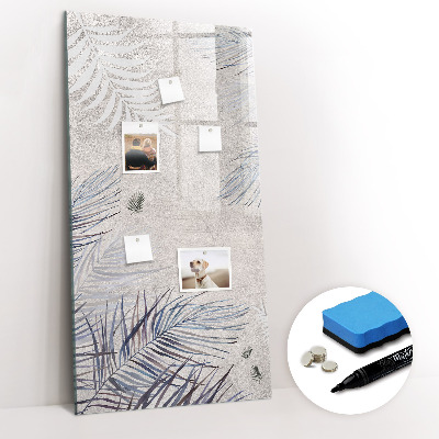 Tableau magnétique décoratif Feuilles de palmier