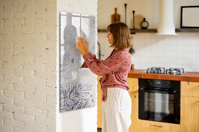 Tableau magnétique décoratif Feuilles de palmier
