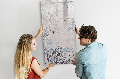Tableau magnétique décoratif Feuilles de palmier
