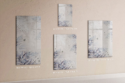 Tableau magnétique décoratif Feuilles de palmier