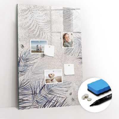 Tableau magnétique décoratif Feuilles de palmier