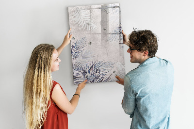 Tableau magnétique décoratif Feuilles de palmier