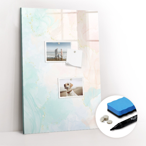 Tableau aimanté mural Abstraction pastel