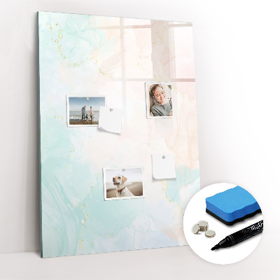 Tableau aimanté mural Abstraction pastel
