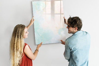 Tableau aimanté mural Abstraction pastel