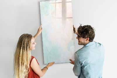 Tableau aimanté mural Abstraction pastel