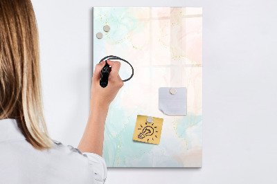 Tableau aimanté mural Abstraction pastel
