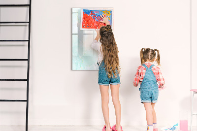Tableau aimanté mural Abstraction pastel