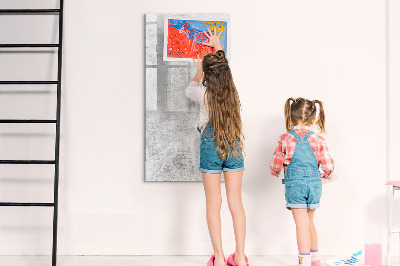 Tableau magnétique effaçable Mur en béton