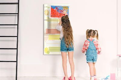 Tableau magnétique décoratif Planificateur de menus