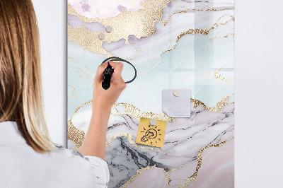Tableau aimanté mural Marbre
