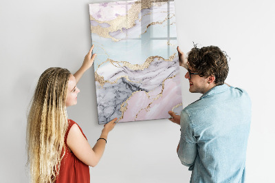 Tableau aimanté mural Marbre