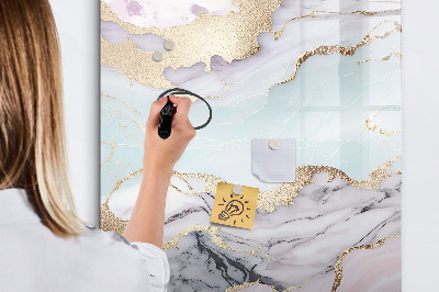 Tableau aimanté mural Marbre