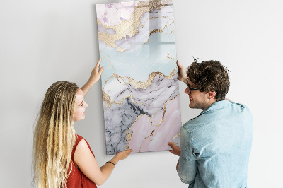 Tableau aimanté mural Marbre