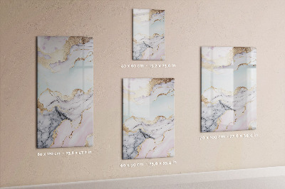 Tableau aimanté mural Marbre