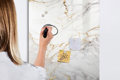 Tableau magnétique effaçable Marbre décoratif
