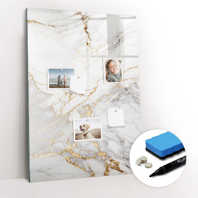 Tableau magnétique effaçable Marbre décoratif