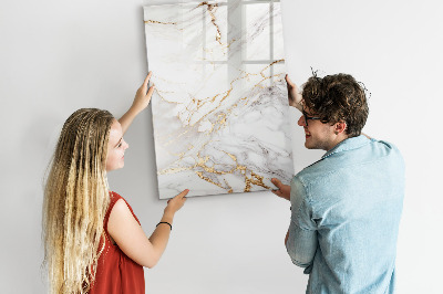 Tableau magnétique effaçable Marbre décoratif