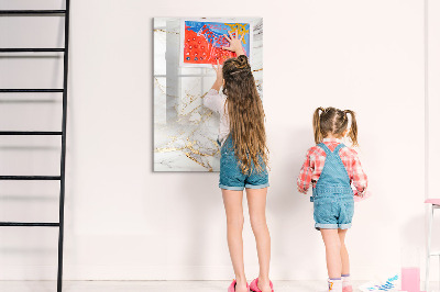 Tableau magnétique effaçable Marbre décoratif