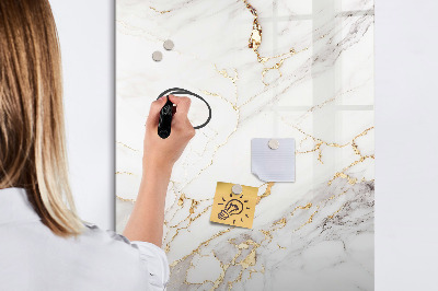 Tableau magnétique effaçable Marbre décoratif