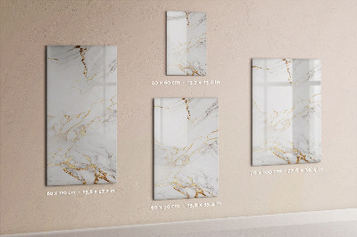 Tableau magnétique effaçable Marbre décoratif
