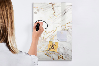 Tableau magnétique effaçable Marbre décoratif