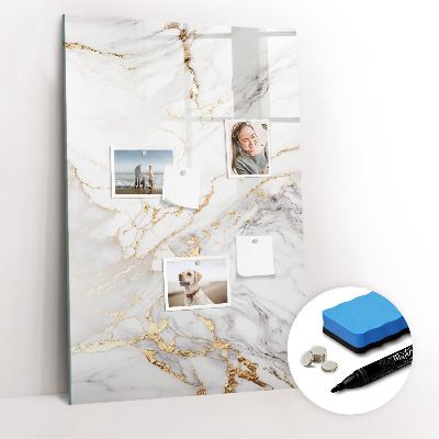 Tableau magnétique effaçable Marbre décoratif