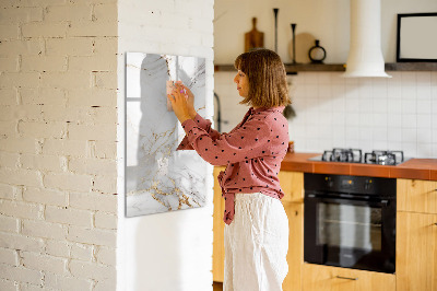 Tableau magnétique effaçable Marbre décoratif
