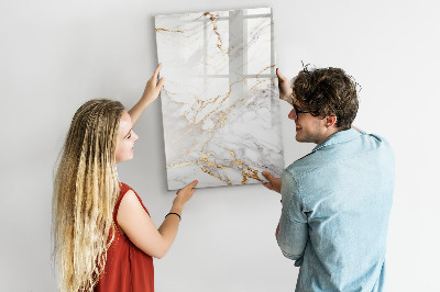Tableau magnétique effaçable Marbre décoratif
