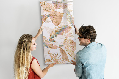 Tableau aimanté mural Motif de plumes d'oiseau