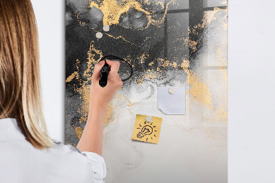 Tableau magnétique décoratif Abstraction du marbre