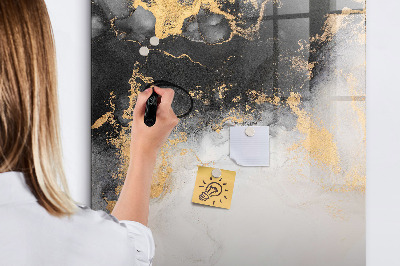 Tableau magnétique décoratif Abstraction du marbre