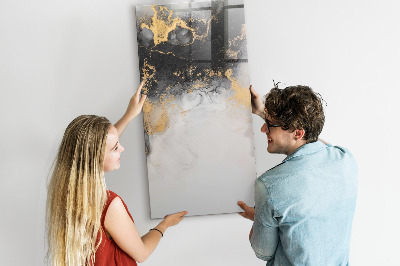 Tableau magnétique décoratif Abstraction du marbre
