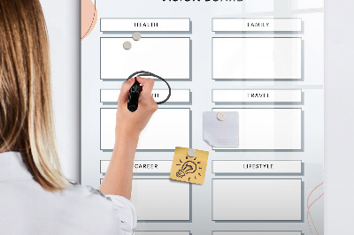 Tableau aimanté mural Tableau de vision