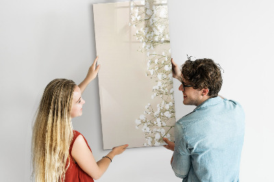 Tableau magnétique décoratif Fleurs délicates