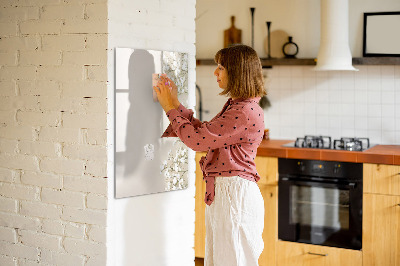 Tableau magnétique décoratif Fleurs délicates