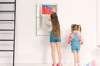 Tableau magnétique décoratif Fleurs délicates