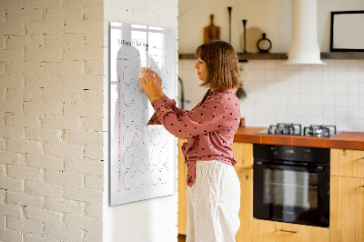 Tableau aimanté mural Défi de 30 jours