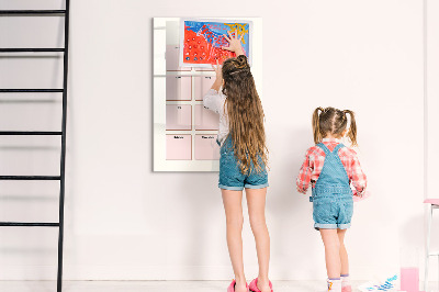 Tableau magnétique décoratif Calendrier des anniversaires
