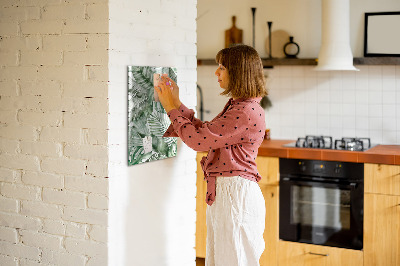 Tableau magnétique effaçable Feuilles à l'aquarelle