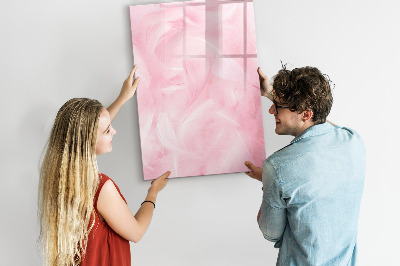 Tableau magnétique décoratif Plumes délicates