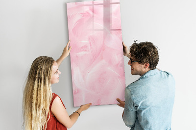 Tableau magnétique décoratif Plumes délicates