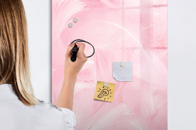 Tableau magnétique décoratif Plumes délicates