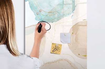 Tableau magnétique effaçable Taches pastel