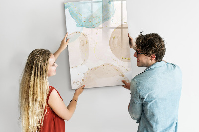 Tableau magnétique effaçable Taches pastel