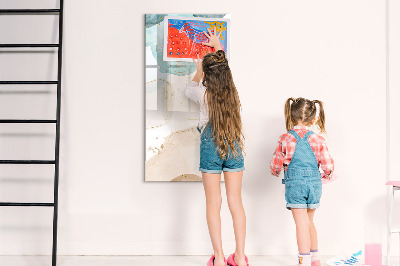 Tableau magnétique effaçable Taches pastel