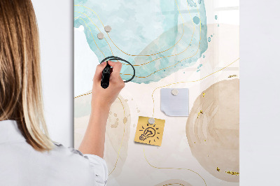 Tableau magnétique effaçable Taches pastel
