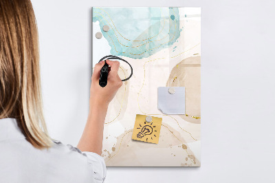 Tableau magnétique effaçable Taches pastel
